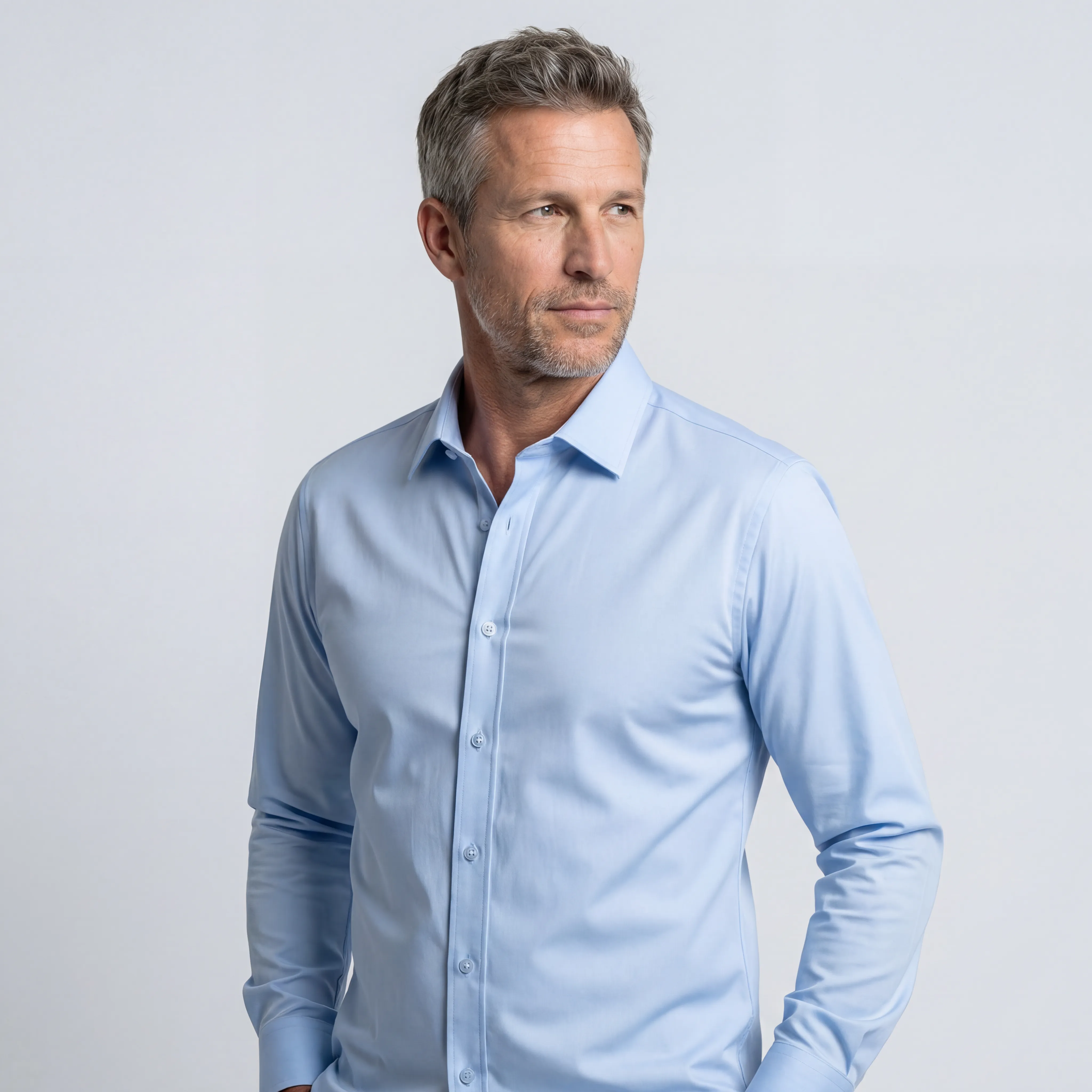 Chemise Infroissable à Coupe Ajustée - Image 3