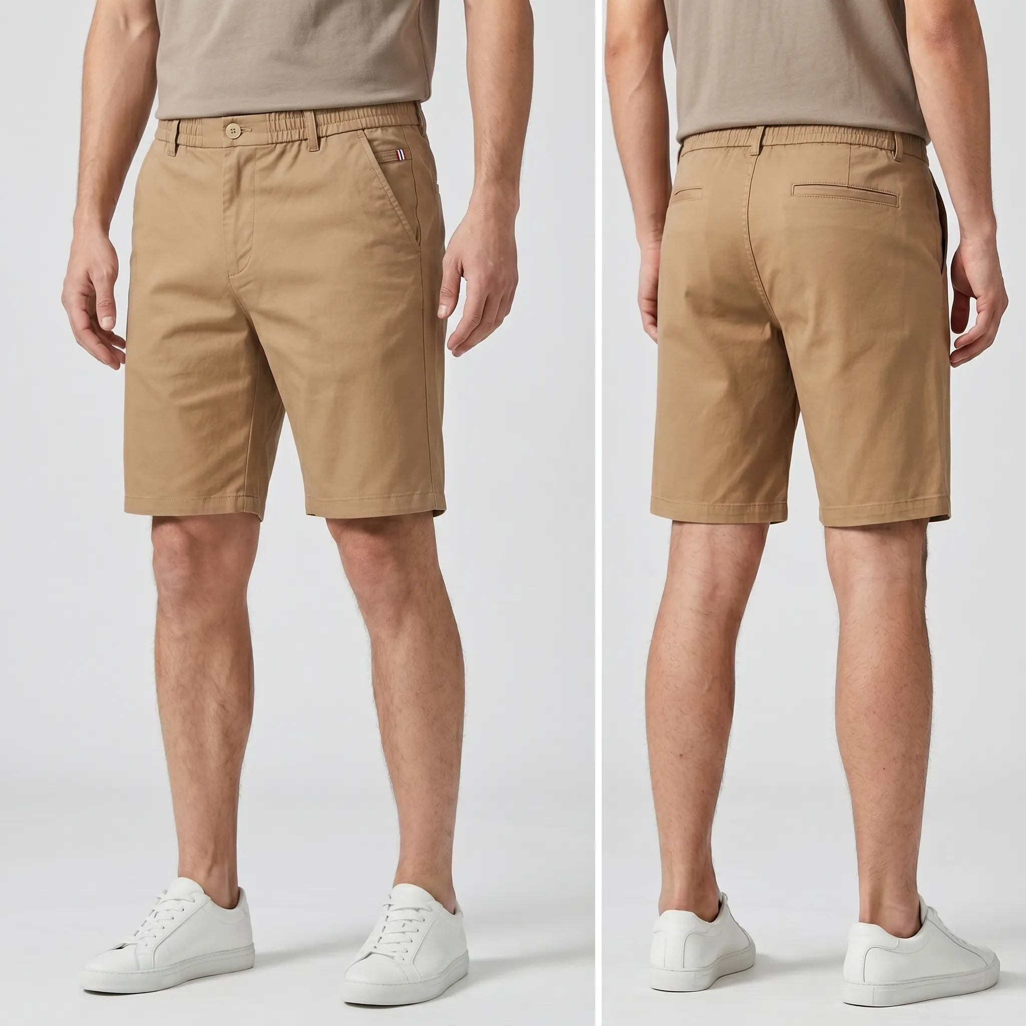 Short en coton extensible MorphoFit™ - Image 4