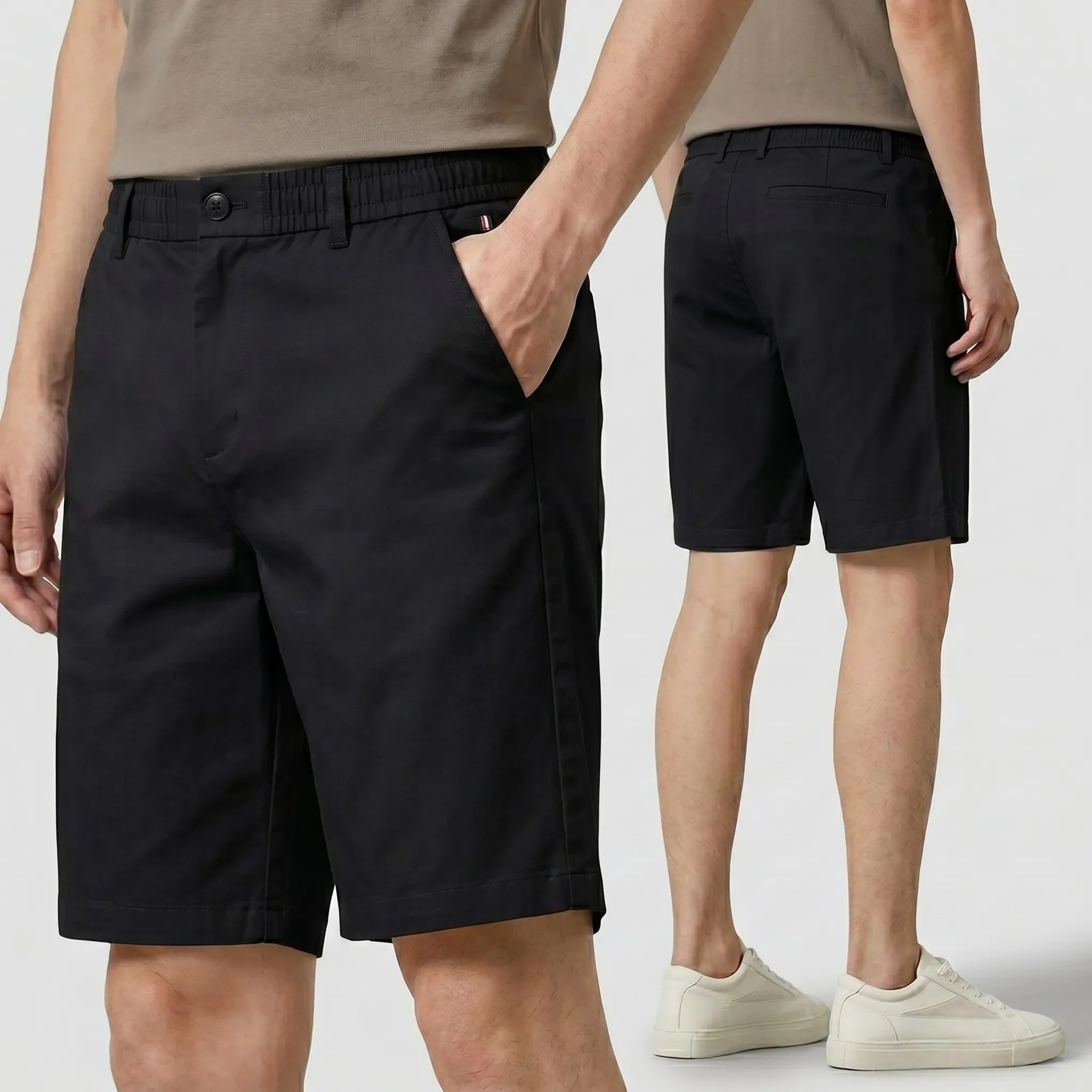 Short en coton extensible MorphoFit™ - Image 6