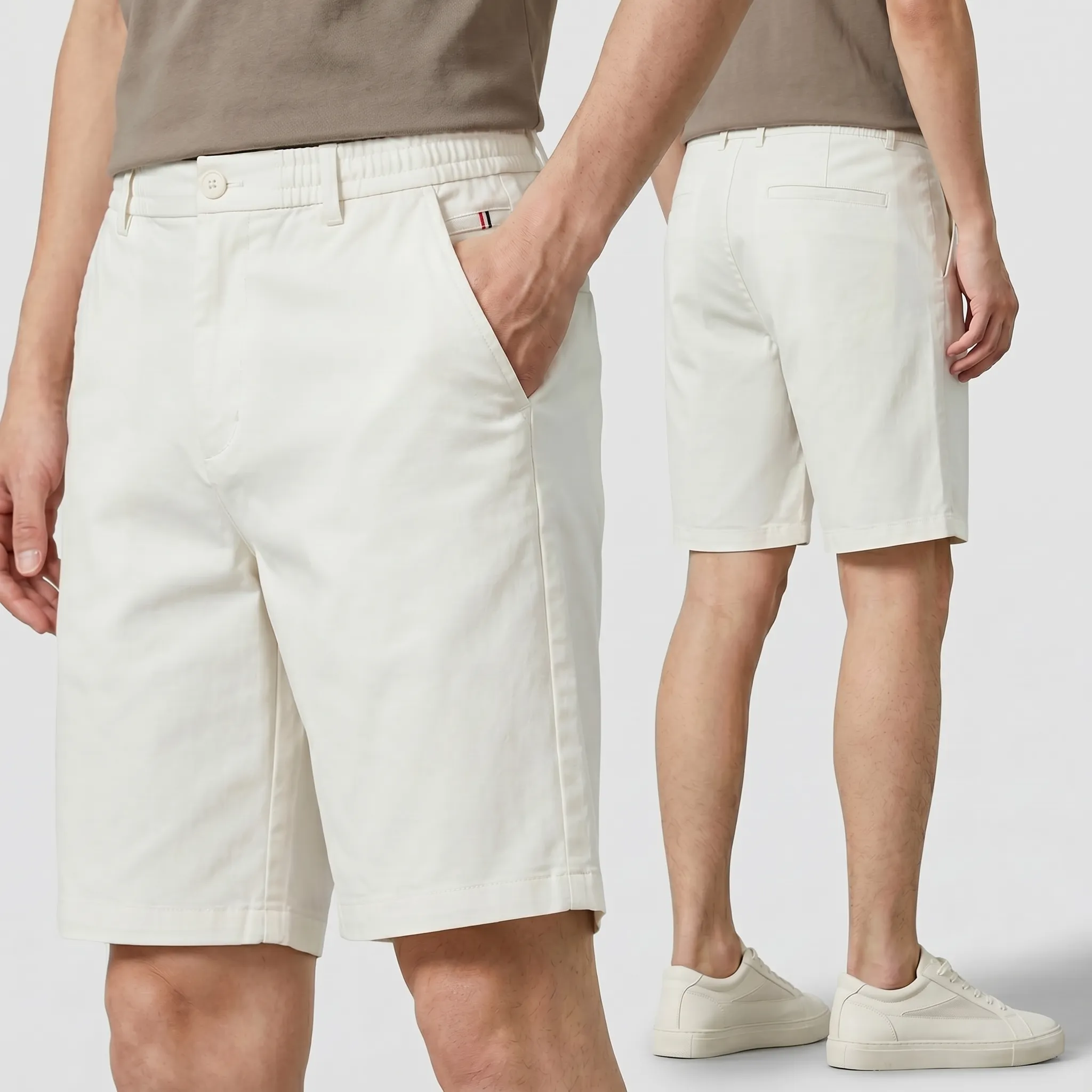 Short en coton extensible MorphoFit™ - Image 7